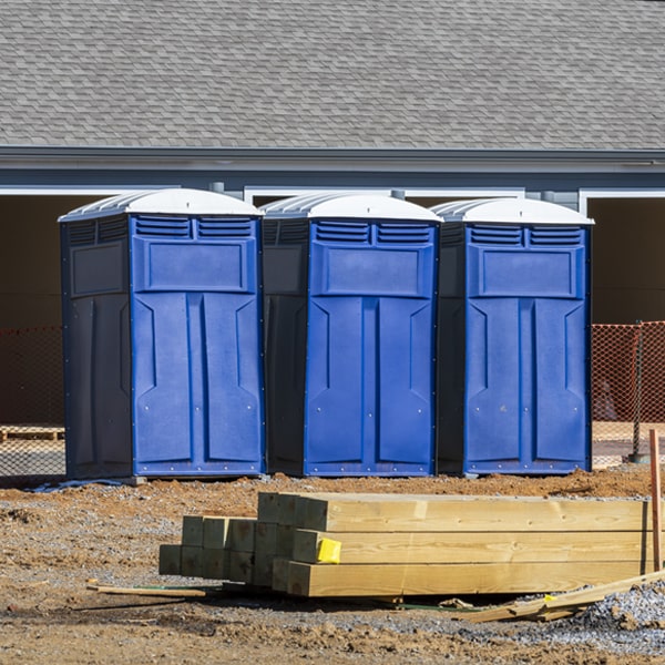 what is the expected delivery and pickup timeframe for the porta potties in Stella NE